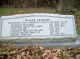 McCubbin Grave marker in Walker Cemetery